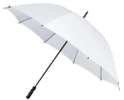Zdjęcie produktu dla IMPLIVA GP-52, Parasol przeciwdeszczowy, Okrągły, Biały, Włókno szklane, Poliester, ABS