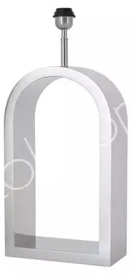 Productafbeelding van Tafel lamp, roestvrij staal/nikkel, 27x15x66 cm
