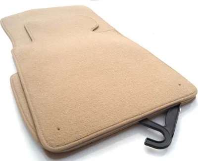 Immagine prodotto di Tappetini adatti alla serie 3 BMW E46 velours Tappetini in moquette per interni, 4 pezzi, beige
