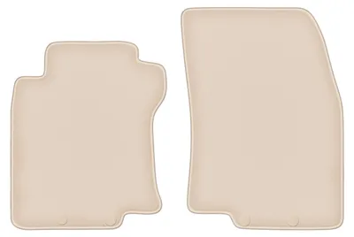 Produktbild von DURBAN Beige Velours-Fußmatten vorne für Nissan X-Trail III T32 FL SUV (2017-2021)