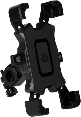 Produktbild von Halterung für Fahrrad-Handy – Mobile Halterung – Navigationshalterung – 360-Grad-Drehung – für Geräte von 4,8 bis 6,8 Zoll – Schwarz