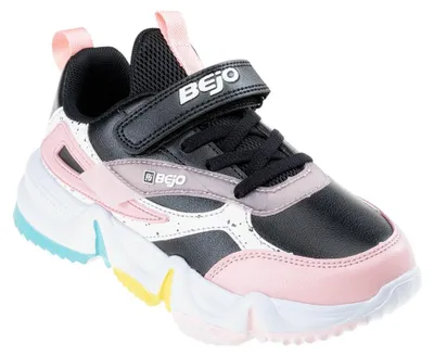 Productafbeelding van Bejo - Meisjessneakers "Baggin" IG2281 (maat 34,5 EU) (zwart/roze)