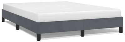 Immagine prodotto di vidaXL Struttura letto senza materasso Grigio scuro 137x190 cm in velluto