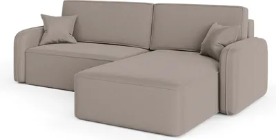 Zdjęcie produktu dla Narożnik Fado L - narożnik w kształcie litery L, z funkcją spania, pojemnik na pościel, mebel tapicerowany, prawy, Amon 16