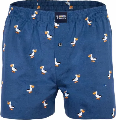 Zdjęcie produktu dla Happy Shorts spodenki bielizna bokserki nadruki pelikan mały XL (Mężczyźni)