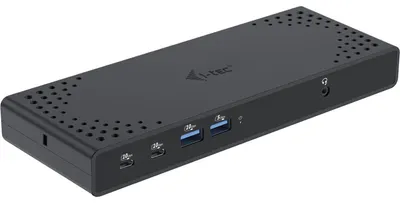 Obrázek produktu pro i-tec C31TRIPLE4KDOCKPD, Kabel, USB 3.2 Gen 1 (3.1 Gen 1) Type-C, 100 W, 3,5 mm, 10,100,1000 Mbit/s, Černá