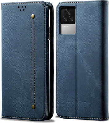 Obrázek produktu pro Redmi K50 Pro Case, kožené flipové pouzdro typu kniha se stojánkem pro Xiaomi Redmi K50 Pro Blue