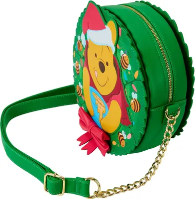 Image de Disney by Loungefly Umhängetasche Winnie the Pooh Stuck in Wreath (en anglais)