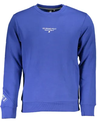 Produktbild von Stilvolles Herren-Sweatshirt Blau – Gefüttert, Rundhals, Langarm
