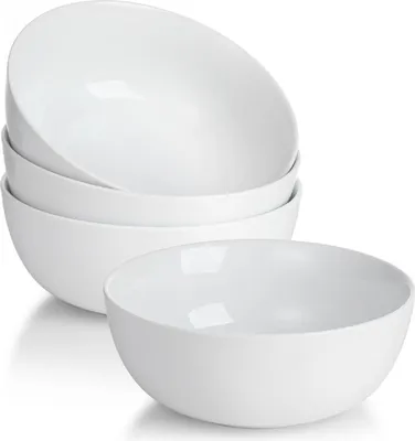 Produktbild von Keramik Soßenschalen Set 4teilig weiß 600ml