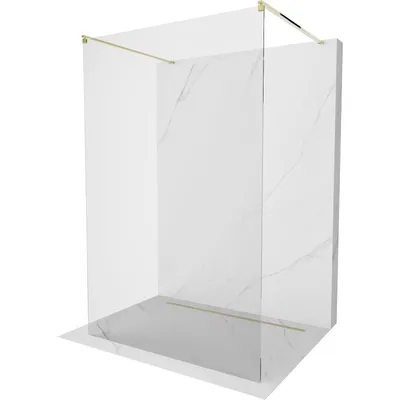 Obrázek produktu pro Mexen Kioto volně stojící sprchová zástěna 160 x 200 cm, Průhledné 8 mm, Zlatá - 800-160-002-50-00