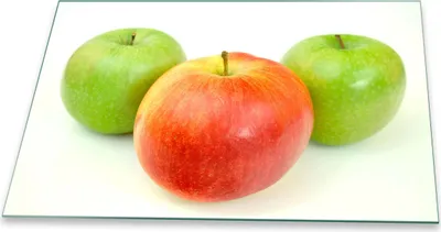 Produktbild von Herdabdeckplatte Glaskeramik 1 Teilig 80x52 Apfel Grün Abdeckung Glas Spritzschutz