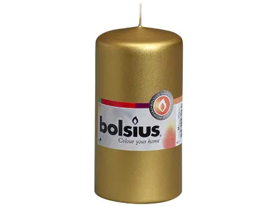 Produktbild von Bolsius Stompkaars Cello Goud 120/60 mm