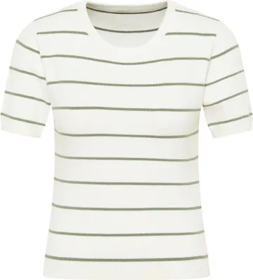 Produktbild von CALEY  Damen Kurzarm-Pullover - Weiss, M/L