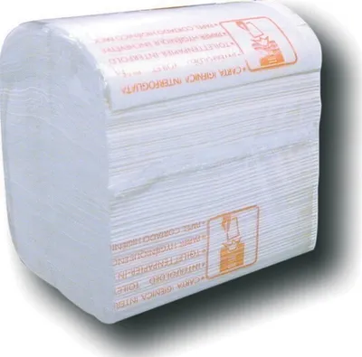 Produktbild von Einzelblatt Toilettenpapier 2-lagig Zellstoff