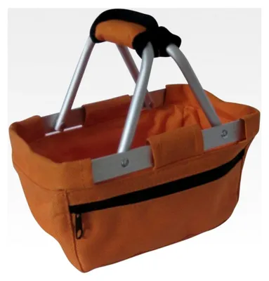 Produktbild von Orangefarbener Mini Picknick-Einkaufskorb