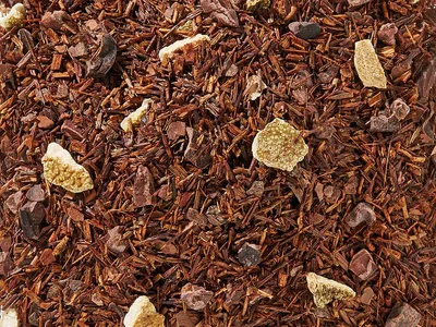 Produktbild von 1 kg  Rotbuschteemischung k.b.A. Kakao Orange Orangen-Vanille-Note aromatisiert DE-ÖKO-006 VO2018/848