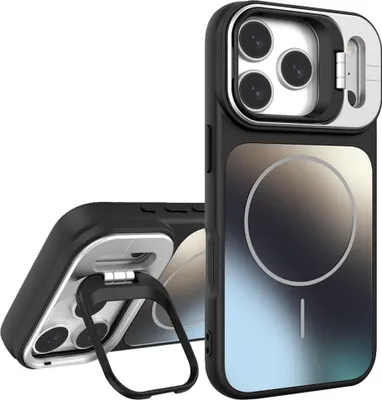 Imagen del producto de Funda de TPU para Apple iPhone 17 Pro Max, color , con acabado mate, compatible con MagSafe y con soporte para anillo