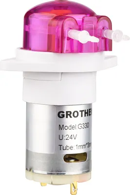 Obrázek produktu pro GROTHEN peristaltické čerpadlo dávkovací čerpadlo mini čerpadlo kapalina samonasávací vodní čerpadlo silikonové trubice pro akvárium laboratorní chemické analýzy 24V 1mm ID x 3mm OD
