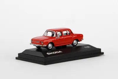 Obrázek produktu pro Škoda 110 L (1973)  Červená Paprika ABREX 1:72