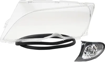 Immagine prodotto di Johns, lente del faro adatta a BMW Serie 3 E46 09/01-02/05 lato anteriore del faro + indicatori di direzione
