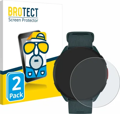 Produktbild von 2x BROTECT Schutzfolie für Polar Pacer Displayschutz Displayschutzfolie Folie Matt Entspiegelungsfolie