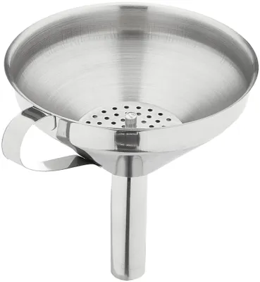 Edelstahl-Trichter Ø 10 cm, Höhe 13 cm, silber