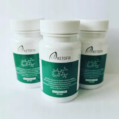 Zdjęcie produktu dla 3X Ketofix 30 Kaps suplement diety