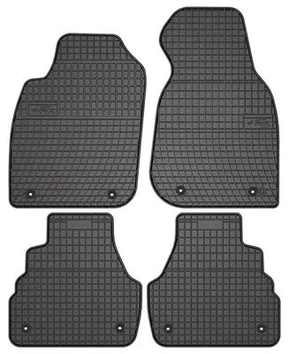 Zdjęcie produktu dla Dywaniki gumowe do Audi A6 C5 1997-2005 (van/kombi/sedan) – 4 szt., czarne, dopasowane – Wielganizator SolidPRO