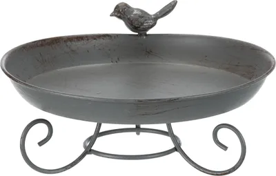 Produktbild von TRIXIE Vogeltränke zum Hinstellen - grau - 800 ml/ø 22 cm