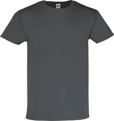 Produktbild von Fruit of the Loom ICONIC 195 RINGSPUN PREMIUM T Farbe: graphit Größe: 2XL