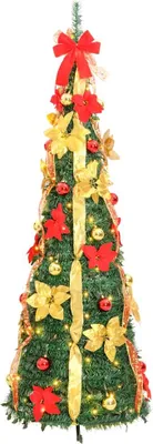 Produktbild von vidaXL Pop-Up-Weihnachtsbaum Künstlich 50 LEDs Grün 120 cm
