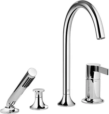 Produktbild von Dornbracht Wannen Vierlochbatterie VAIA messing gebürstet, 27632809-28