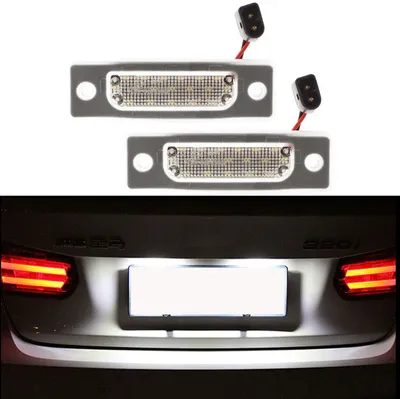 Produktbild von 2x LED PREMIUM Kennzeichenbeleuchtung für BMW 5er E34 Limousine / 7er E32