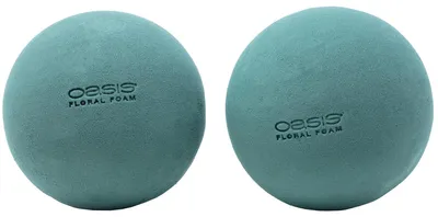 Produktbild von OASIS Steckschaum IDEAL Kugel Ø16cm Steckmasse Steckschwamm - 2 Stück