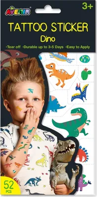 Image de AVENIR Tattoo Sticker Dino