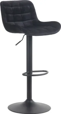 Produktbild von Barhocker HLO-CP298 Samt schwarz