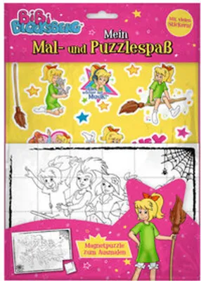 Produktbild von Bibi Blocksberg: Mein Mal- und Puzzlespaß