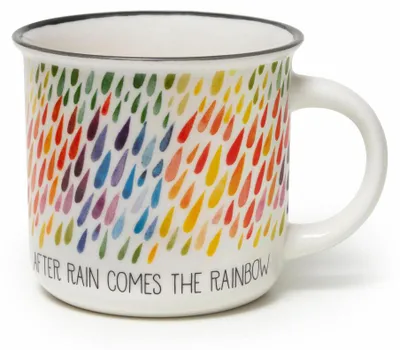 Produktbild von Legami Cup-Puccino Mug After Rain, Kaffeetasse, Tasse, Becher, New Bone China, 350 ml, CUP0049