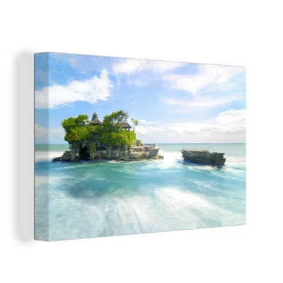 Obrázek produktu pro OneMillionCanvasses® Malba na plátně Nástěnná malba na plátně - Moře - ostrov - Indonésie - 150x100cm