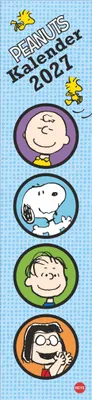 Produktbild von Heye Peanuts Superlangplaner 2027 Streifenkalender mit Snoopy 16 x 69,5 cm