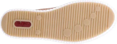 Produktbild von Rieker Damen Sneaker Low Top perforiert Lochmuster Plateausohle M3901, Größe:41 EU, Farbe:Orange