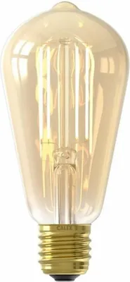 Image de Calex Ampoule LED intelligente à intensité variable E27 ST64 or I laiton 7W 806 lm 1800-3000K