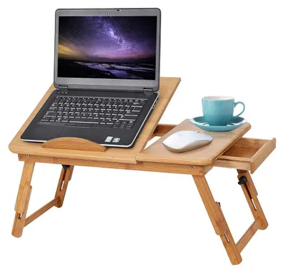 Obrázok produktu pre Prenosná nabíjačka na notebook, skladacia, nastaviteľný stojan na notebook
