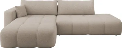Produktbild von MIRJAN24 Ecksofa Furyn O, Wohnzimmer Eckcouch mit Bettkasten und Schlaffunktion, L-Form, Seite Links (Farbe: Velo 623)