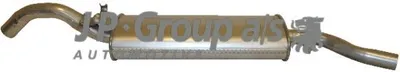 Produktbild von JP GROUP 1120602900 Endschalldämpfer für VW GOLF II (19E, 1G1) Auspuff