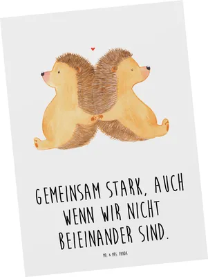 Produktbild von Mr. & Mrs. Panda Postkarte Trennung von den Eltern - Weiß - Geschenk, Kraft, Ansichtskarte, Zuversicht, Ermutigung, Grußkarte, Lebensmut, Postkarten, Vertrauem, Fotokarte