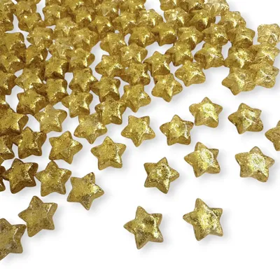 Produktbild von Dekosterne, Sterne aus Kunststoff 12mm. Streudeko 330ml. Gold