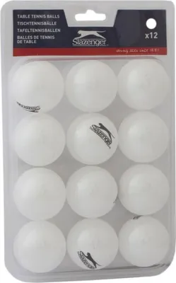 Produktbild von SLAZENGER Tischtennisbälle WEISS 6 Stück