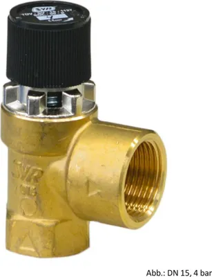 Produktbild von SYR Solar-Sicherheitsventil 8115, DN 15, 4 bar, 8115.15.002